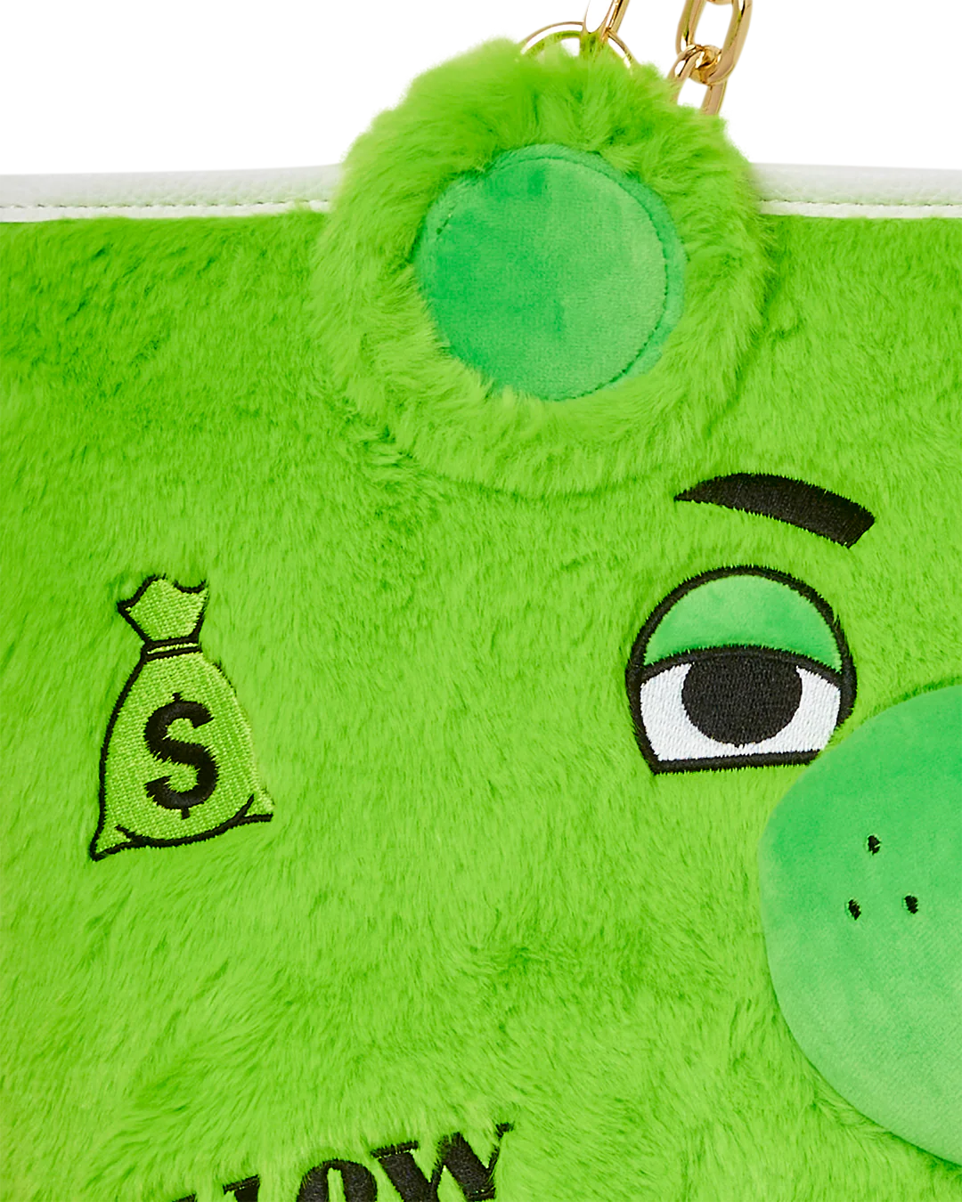 PLUSH MONEYBEAR TOTE (GREEN) - Image 8