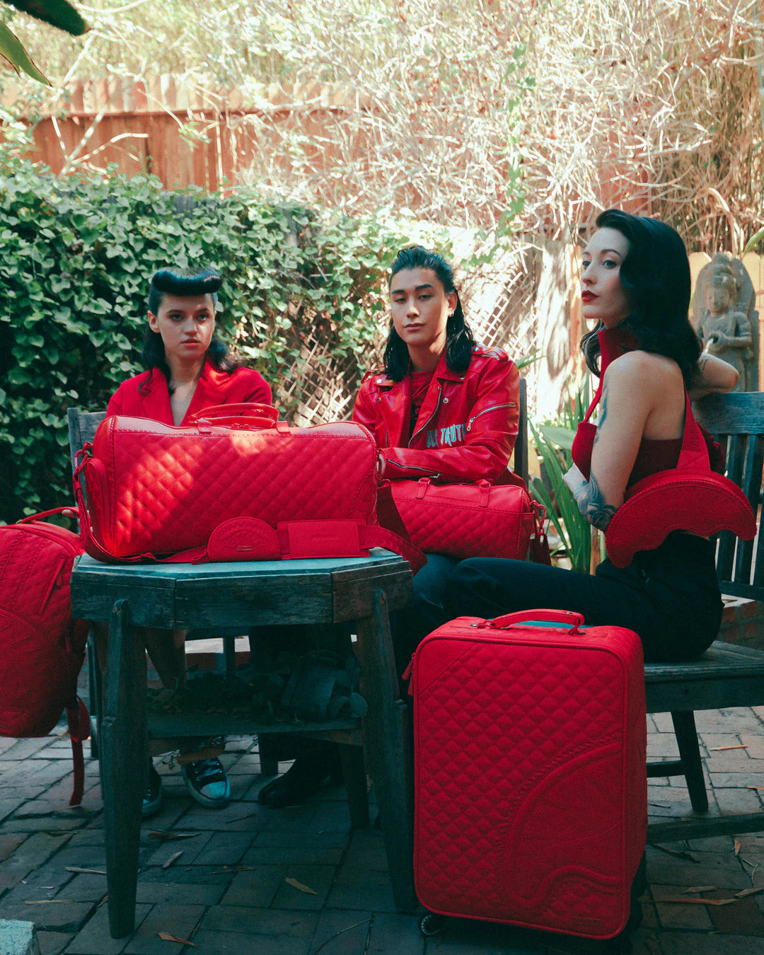 RED RIVIERA SHARKMOUTH CROSSBODY - Image 8