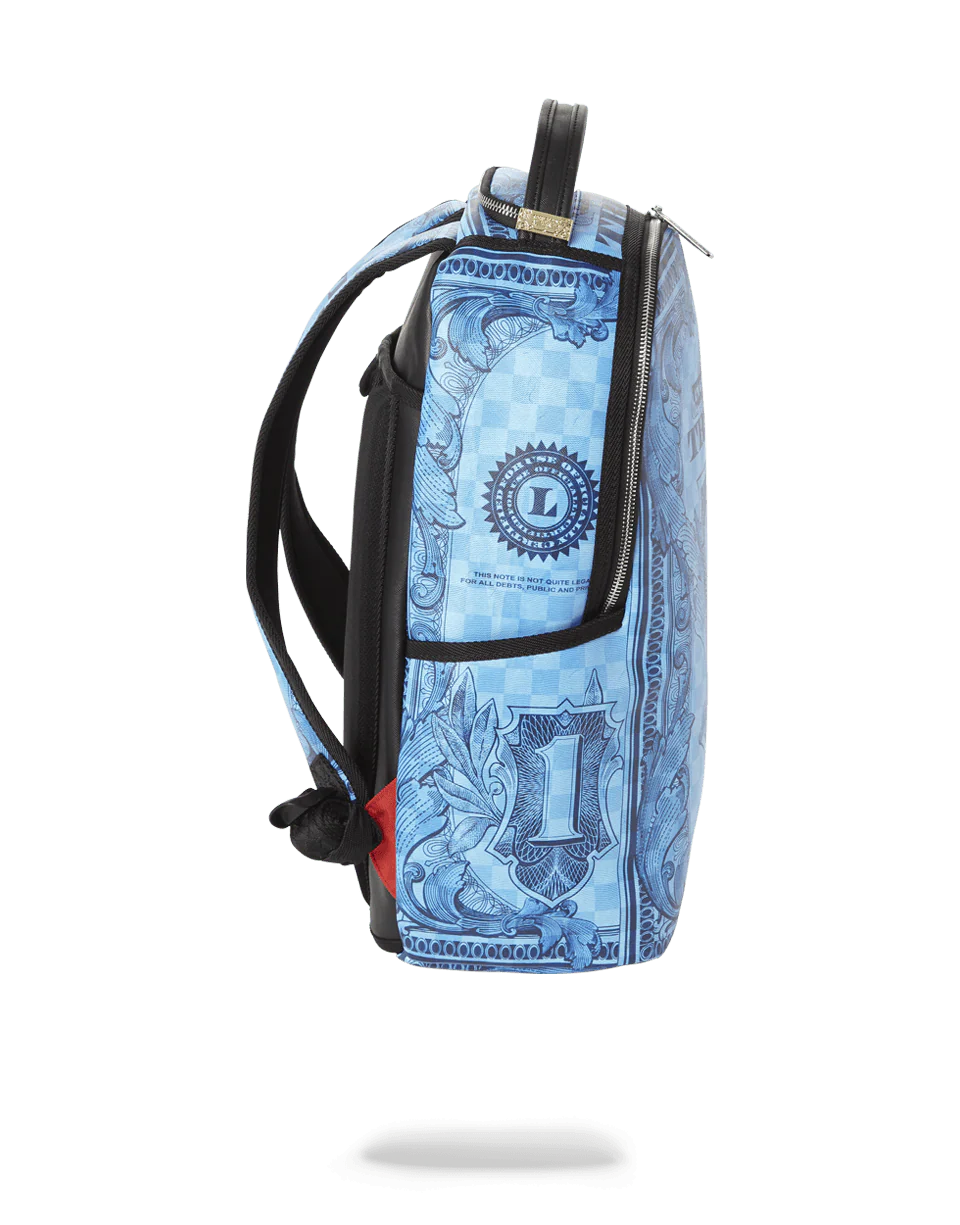 IN GOD WE TRUST BLUE BACKPACK (ONE OF ONE) - Image 4