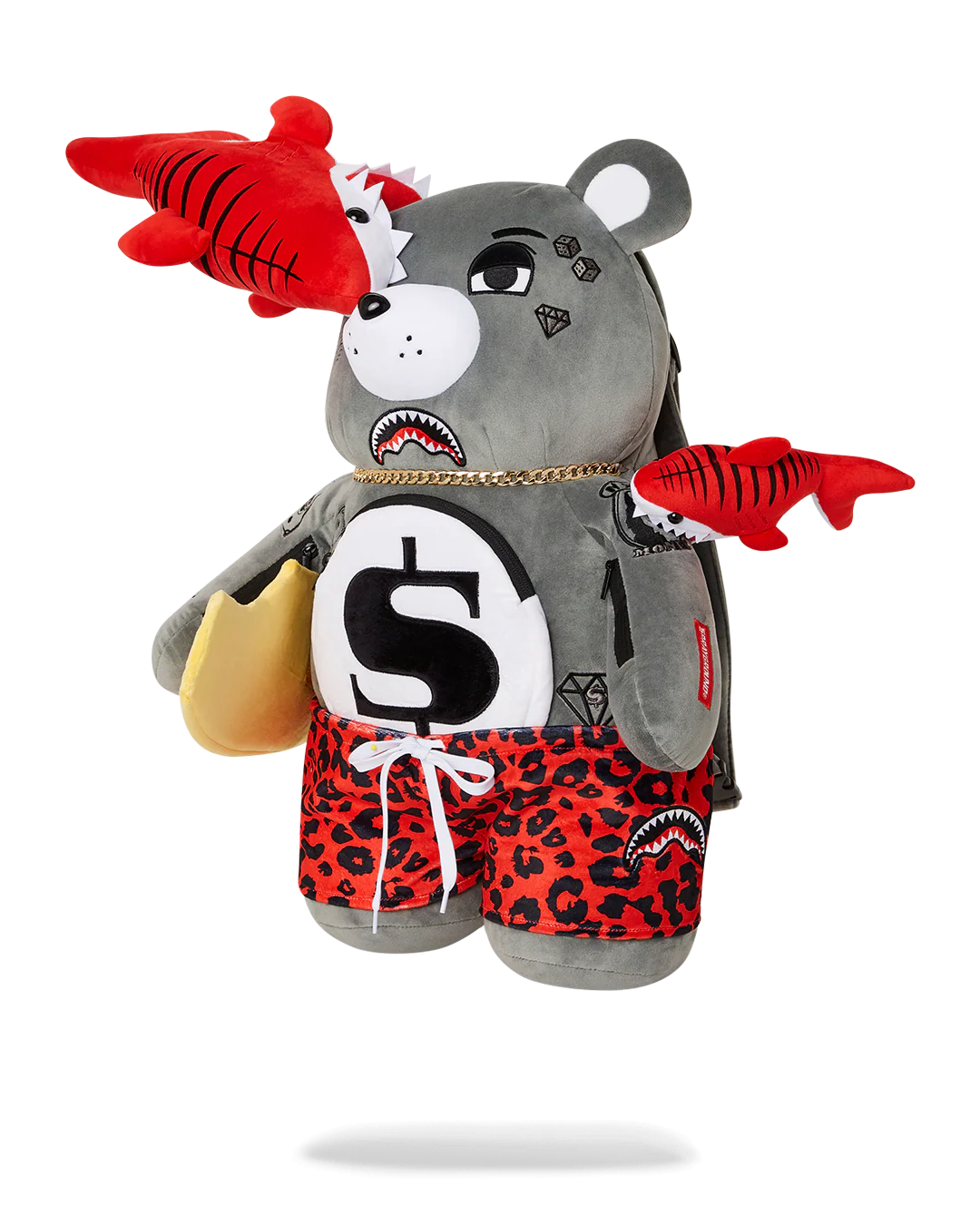 SHARK FRIENDS MONEYBEAR TEDDYBEAR BACKPACK - Image 7