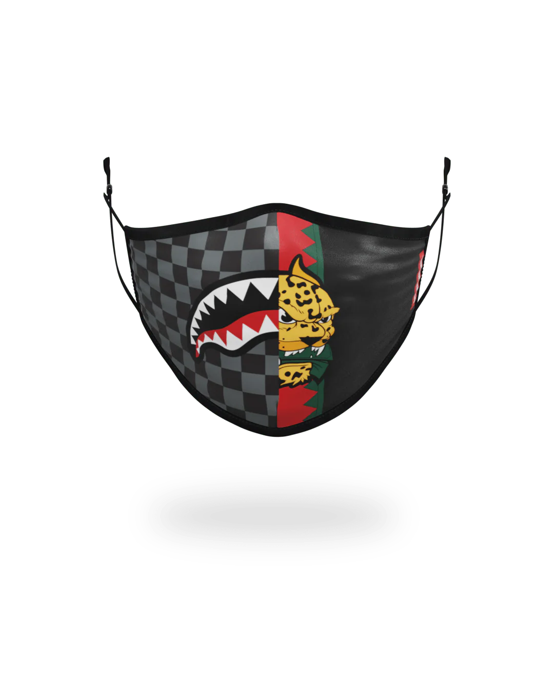 ADULT SPUCCI SPLIT FORM-FITTING FACE MASK