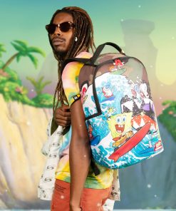 Alternative view of CAMOKAWA 90S SURFERS BACKPACK (DLXR)