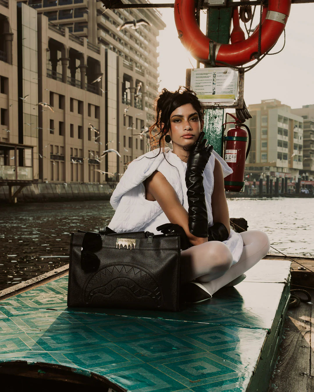 GOLD BRICK DRIP TORTUGA TOTE - Image 7