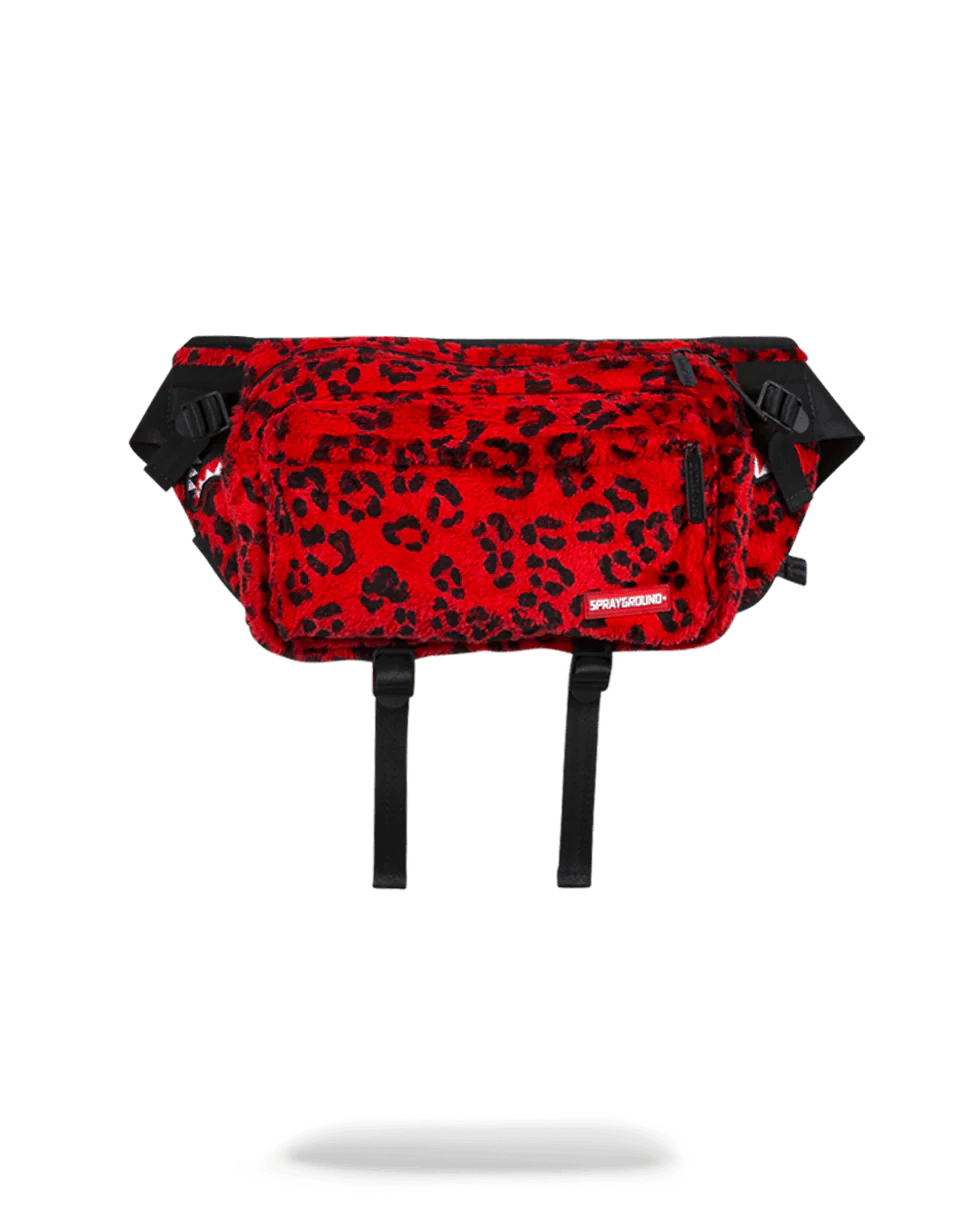 RED LEOPARD CROSSBODY TRANSPORTER