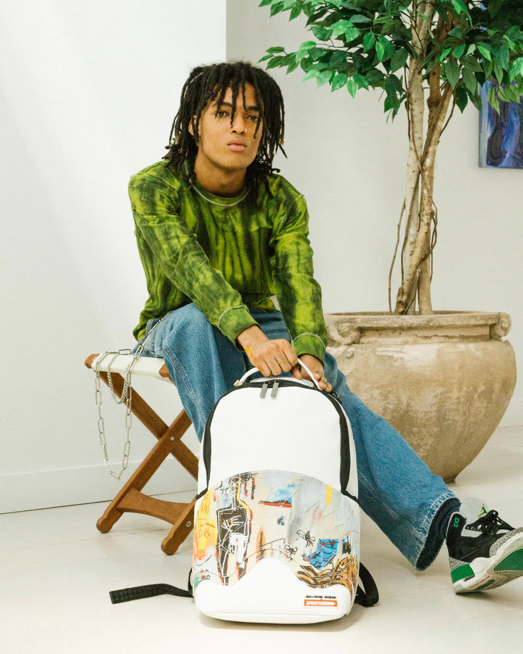 OFFICIAL BASQUIAT ACQUE PERICOLOSE 1981 BACKPACK (DLXV) - Image 4