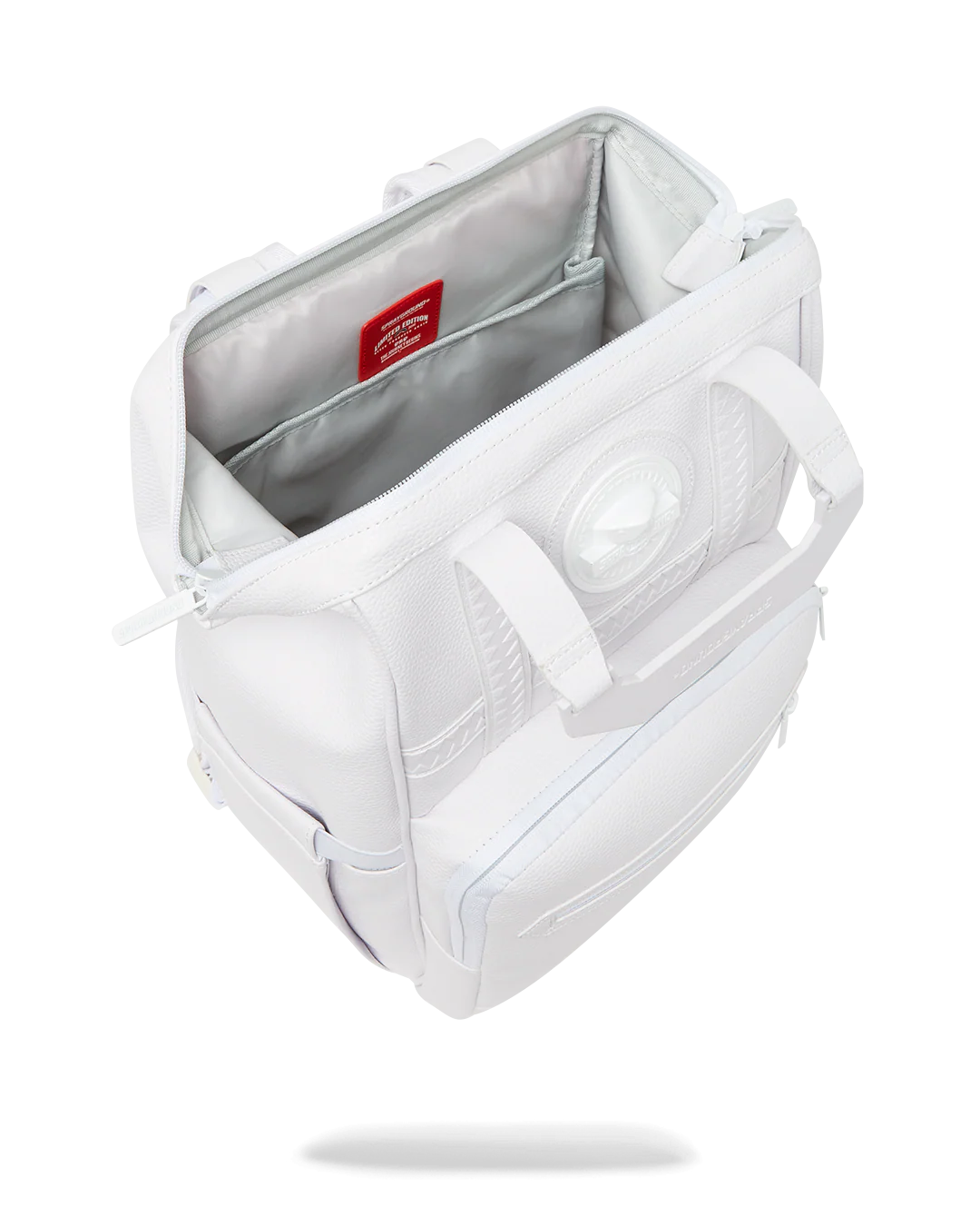 HEAVY METAL SHARK WHITE OUT BIZ TOP OPENER BACKPACK - Image 17