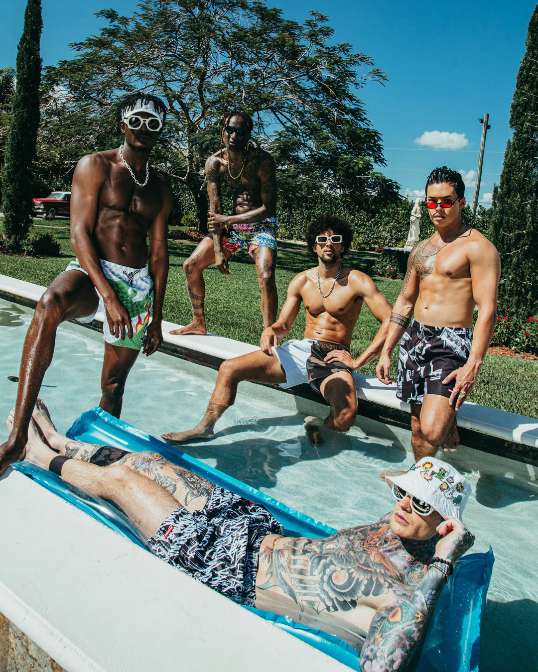 WTF ART SHOTO SWIM TRUNKS - Image 3