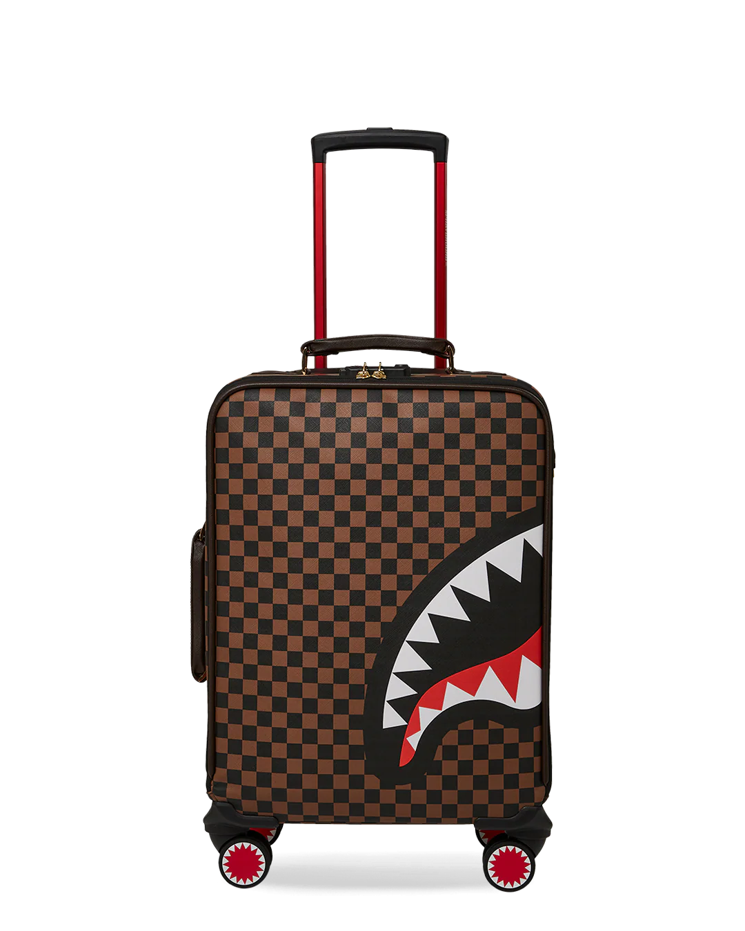 EXTERIOR GOLD ZIP POCKET SHARKS IN PARIS JETSETTER CARRY-ON LUGGAGE - Image 8
