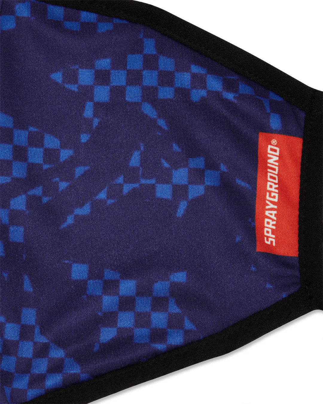 SHARK CHECK (BLUE) FACE MASK - Image 6