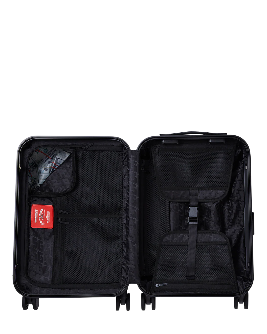 REALITY CHECK SHARKITECTURE CARRY-ON JETBLACK LUGGAGE (GUNMETAL HARDWARE) - Image 18