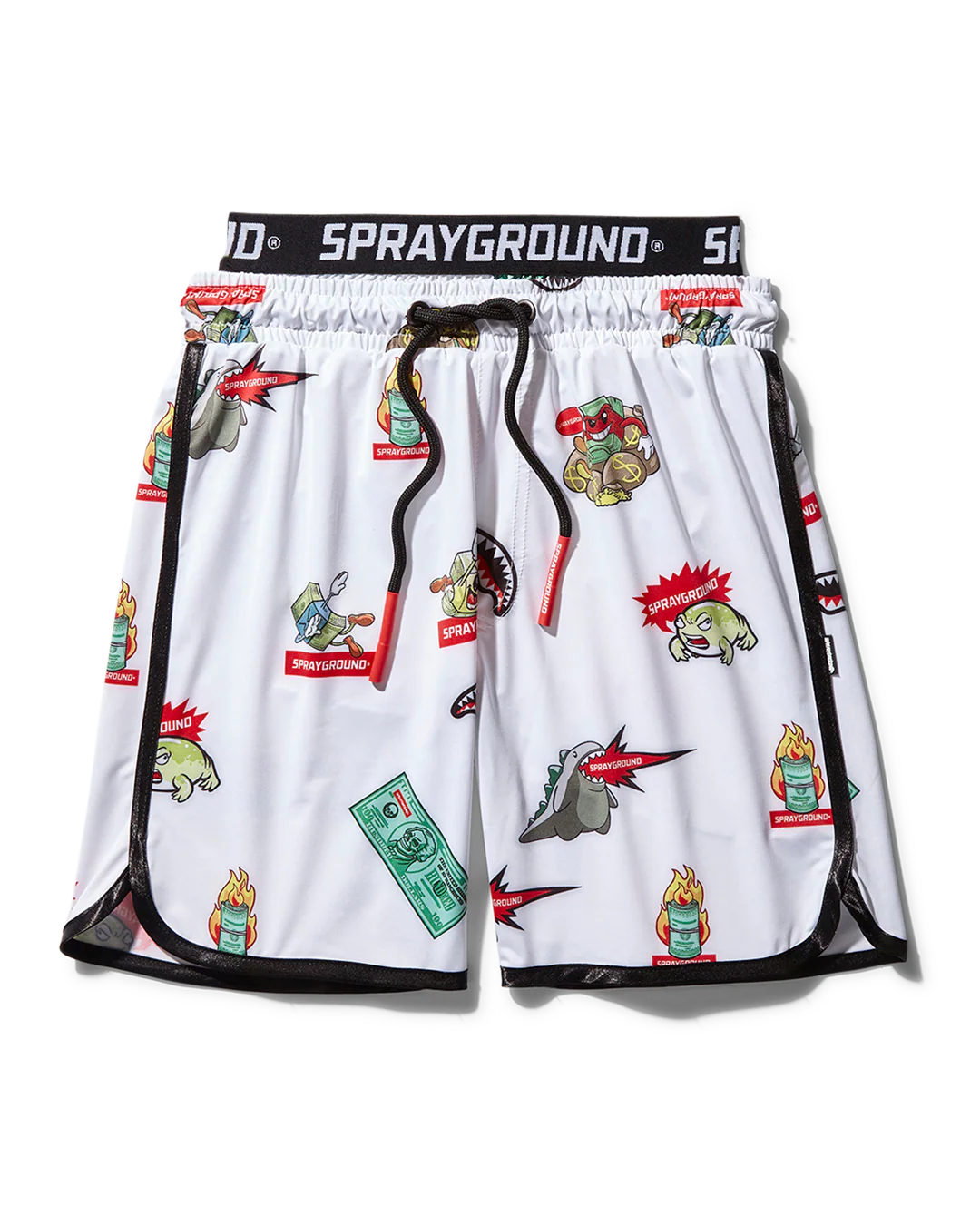 KIDS PATCH ALL-IN SWIM TRUNKS (WHITE)