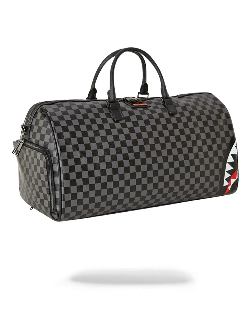 SHARKS IN PARIS (BLACK CHECKERED EDITION) DUFFLE - Image 2