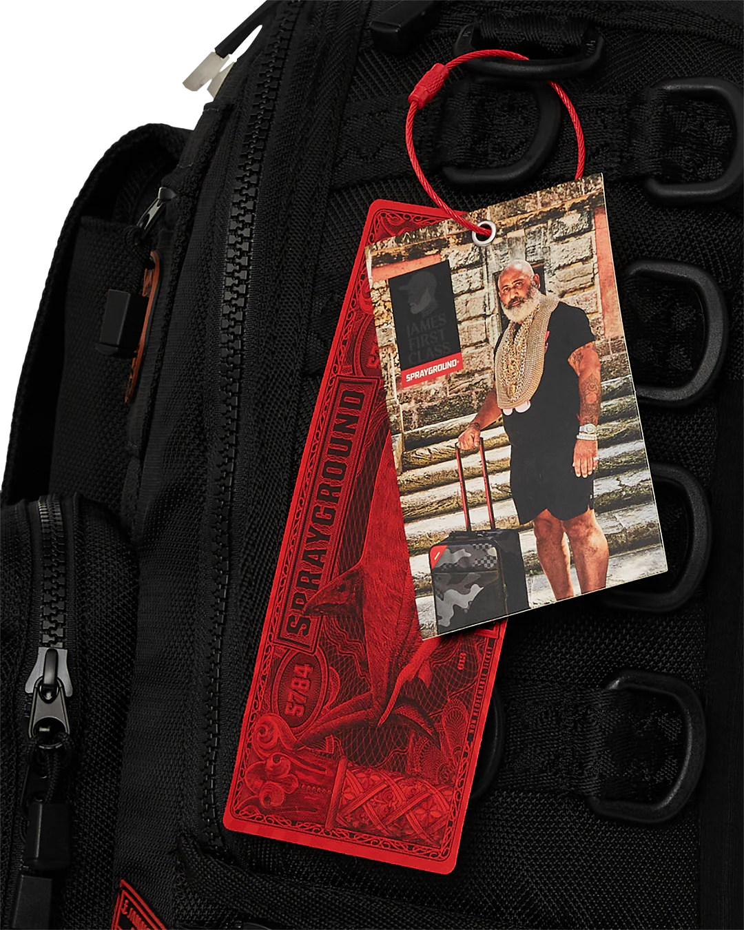 JAMES FIRST CLASS I GOT THESE STAMPS BACKPACK - Image 14
