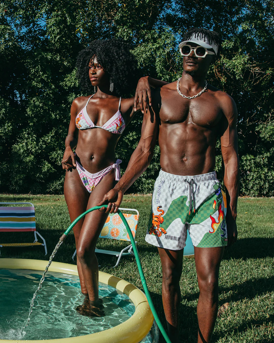 WTF ART SHOTO SWIM TRUNKS - Image 4