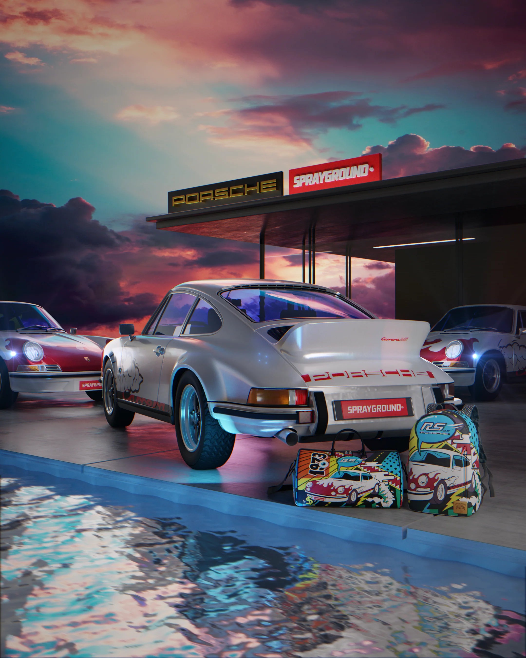 PORSCHE 1972 COLLAB DUFFLE (ONLY 1,911 UNITS MADE) - Image 6