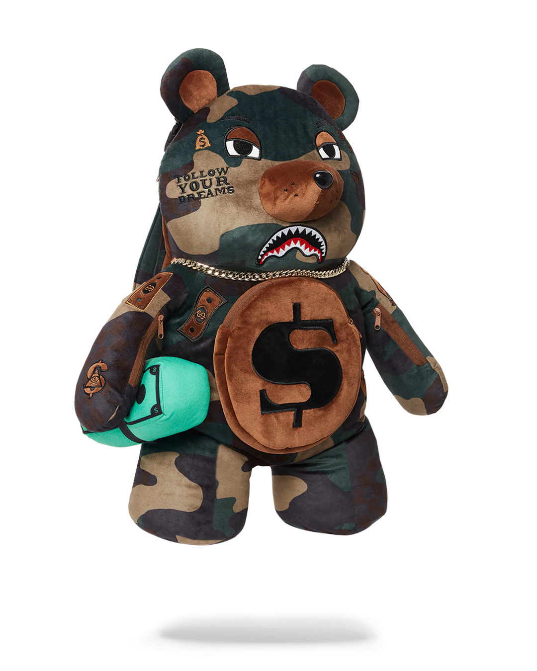 CAMOCHECK MONEYBEAR TEDDYBEAR BACKPACK - Image 3