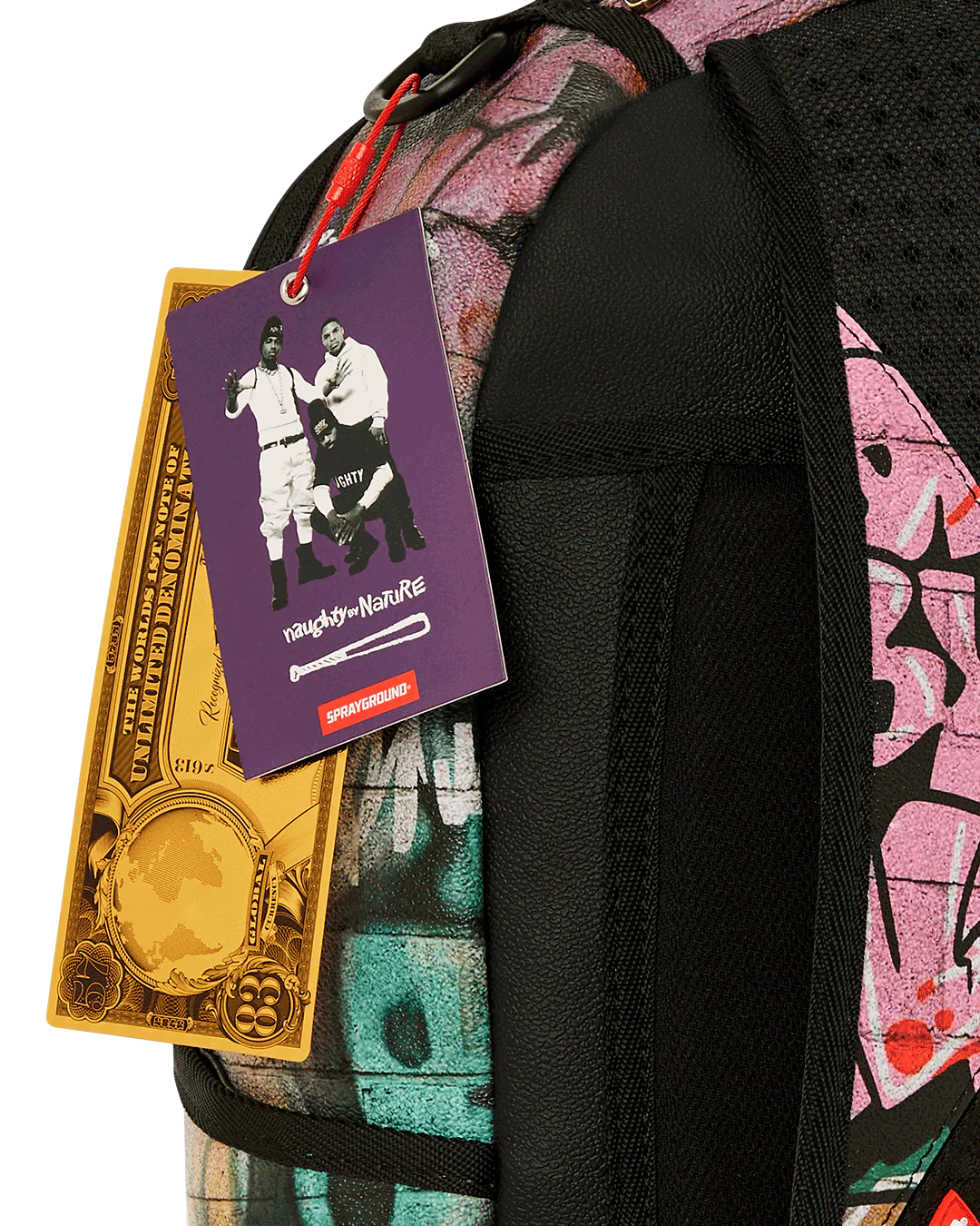 NAUGHTY BY NATURE HIP HOP HOORAY 30TH ANNIVERSARY COLLAB BACKPACK - Image 16