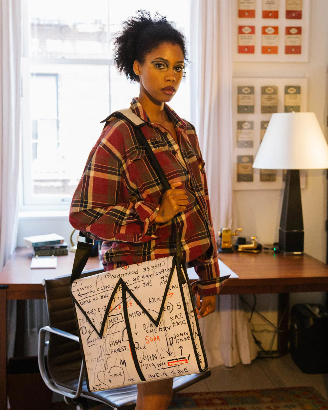 OFFICIAL BASQUIAT UNTITLED (CHEESE POPCORN) 1983 SLING MESSENGER - Image 11