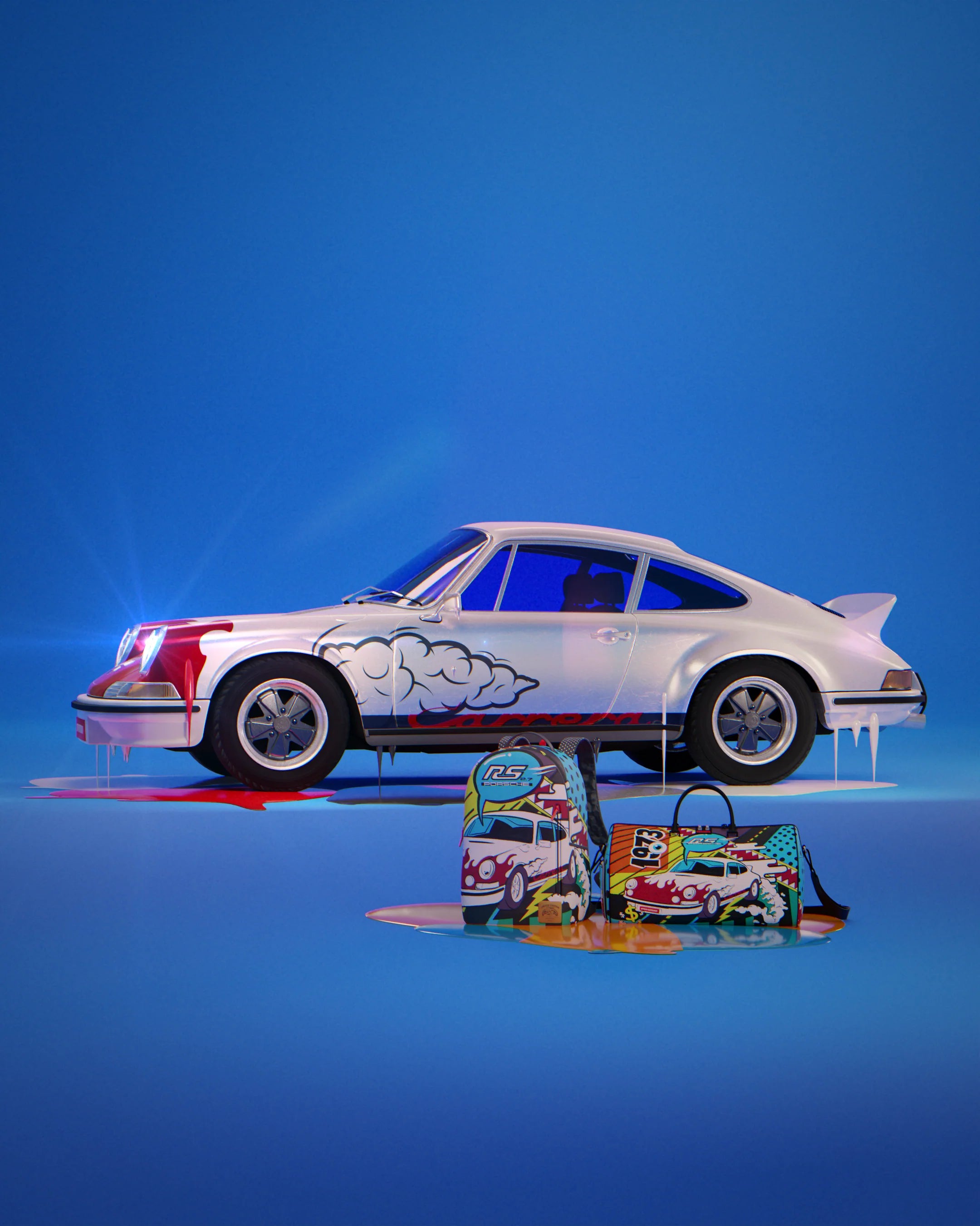 PORSCHE 1972 COLLAB DUFFLE (ONLY 1,911 UNITS MADE) - Image 2