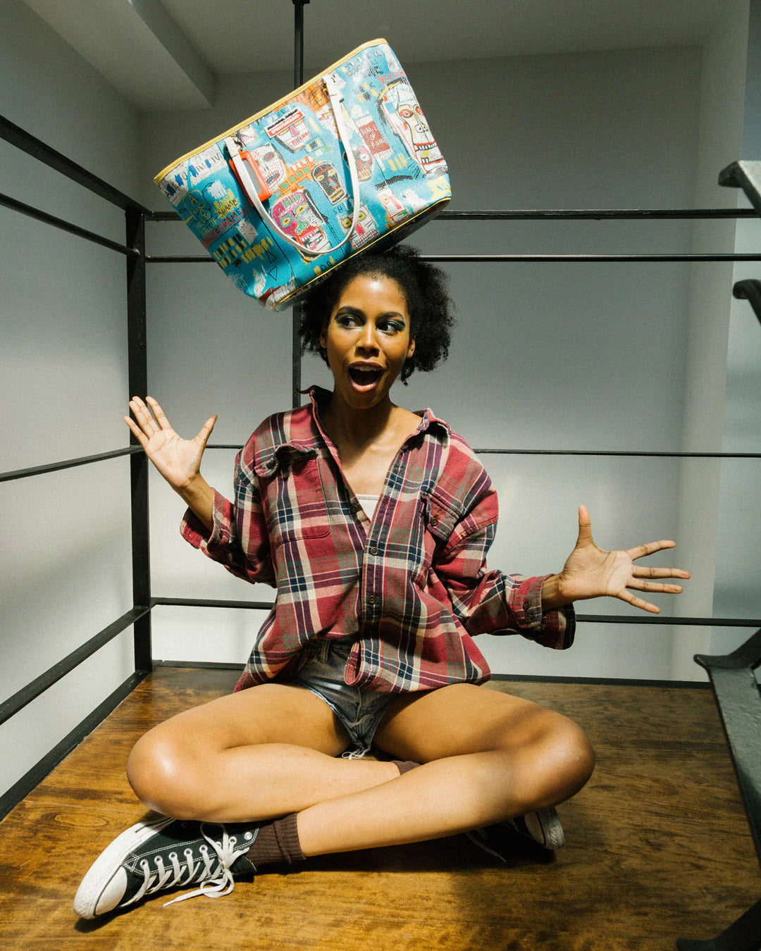 OFFICIAL BASQUIAT MITCHELL CREW 1983 TOTE - Image 6