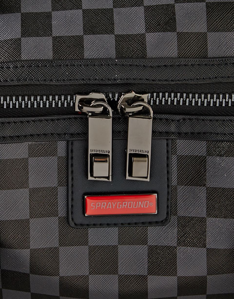 SHARKS IN PARIS (BLACK CHECKERED EDITION) DUFFLE - Image 6