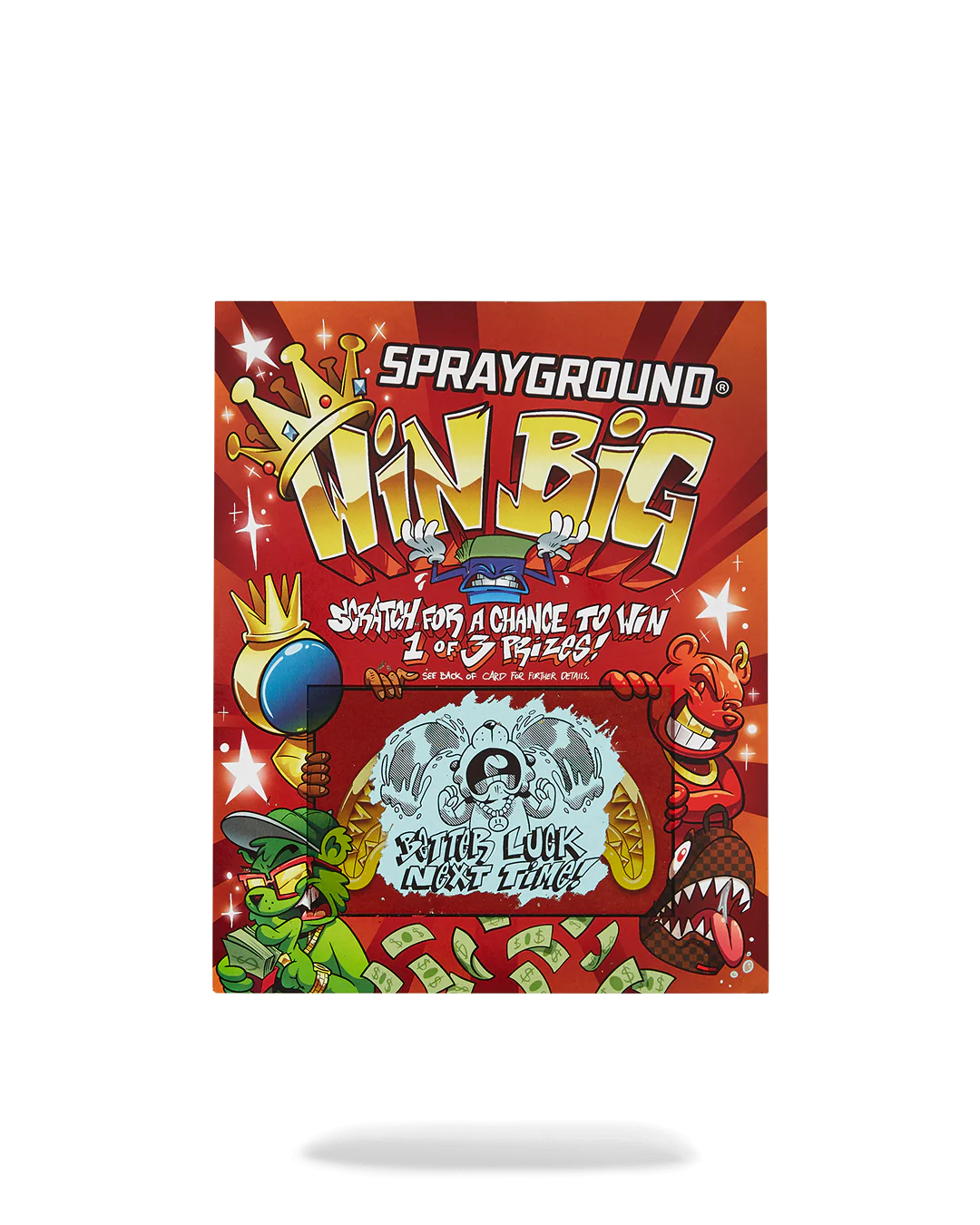 SPRAYGROUND SCRATCH OFF PLAYING CARD - WIN A BACKPACK, MONEYBEAR OR LUGGAGE! - Image 8